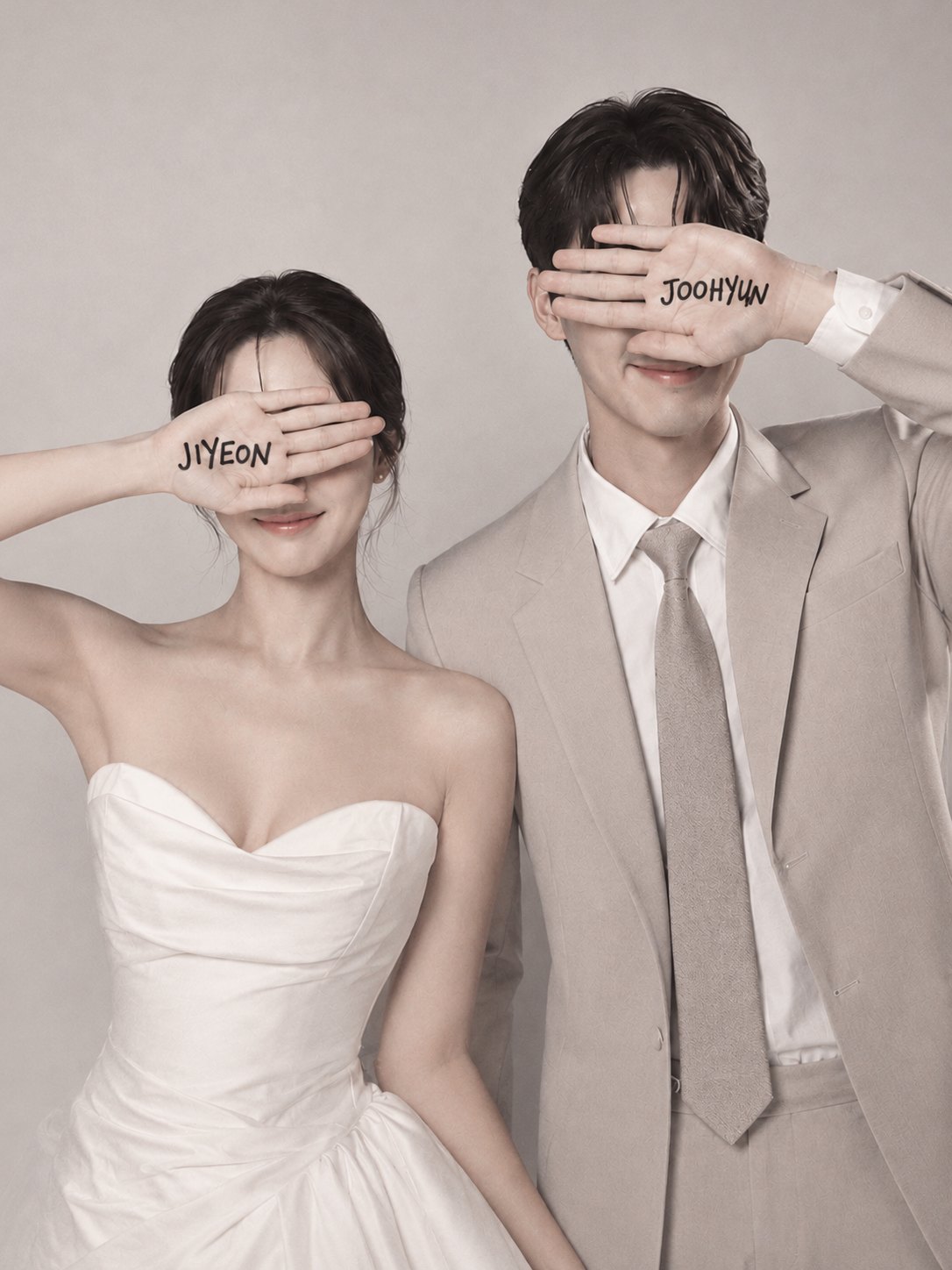 박주현, 백지연 웨딩 사진
